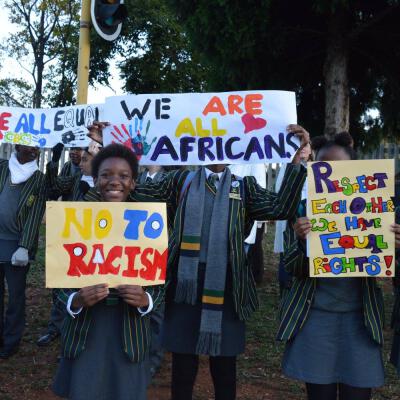 Mount Edmund School taking part in an Edmund Rice Justice Desk educational campaign to equip learners with the tools to stand up to injustice