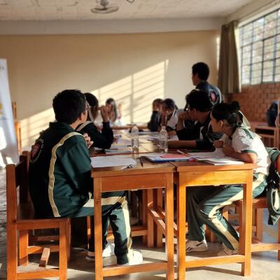 Defensoria Edmundo Rice workshop with students