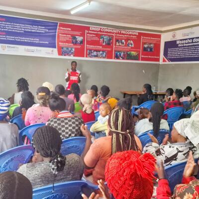 EREEP Team leading a community session in Eldoret, Kenya in 2025