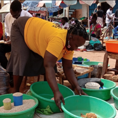 Star Support project participant setting up a small business following entrepreneurship training