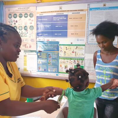 Nutrition clinic at the Ruben Health Centre